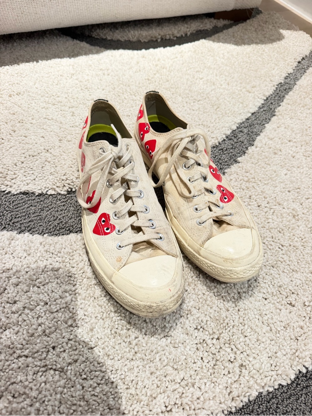 Comme De Garçon Play X Converse Shoes
